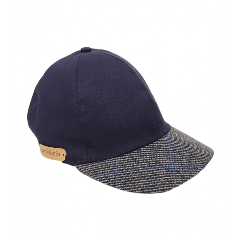 Cap azul combinada