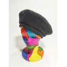Beret plano negro
