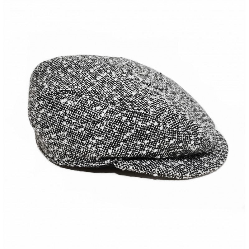 Irlandesa en lana blanco y negro