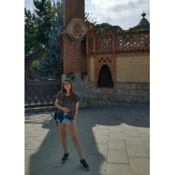 Cap tussor combinada forrada