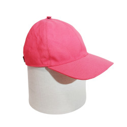 Cap rosa de gabardina forrada