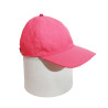Cap rosa de gabardina forrada