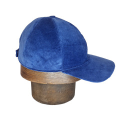 Cap terciopelo azul
