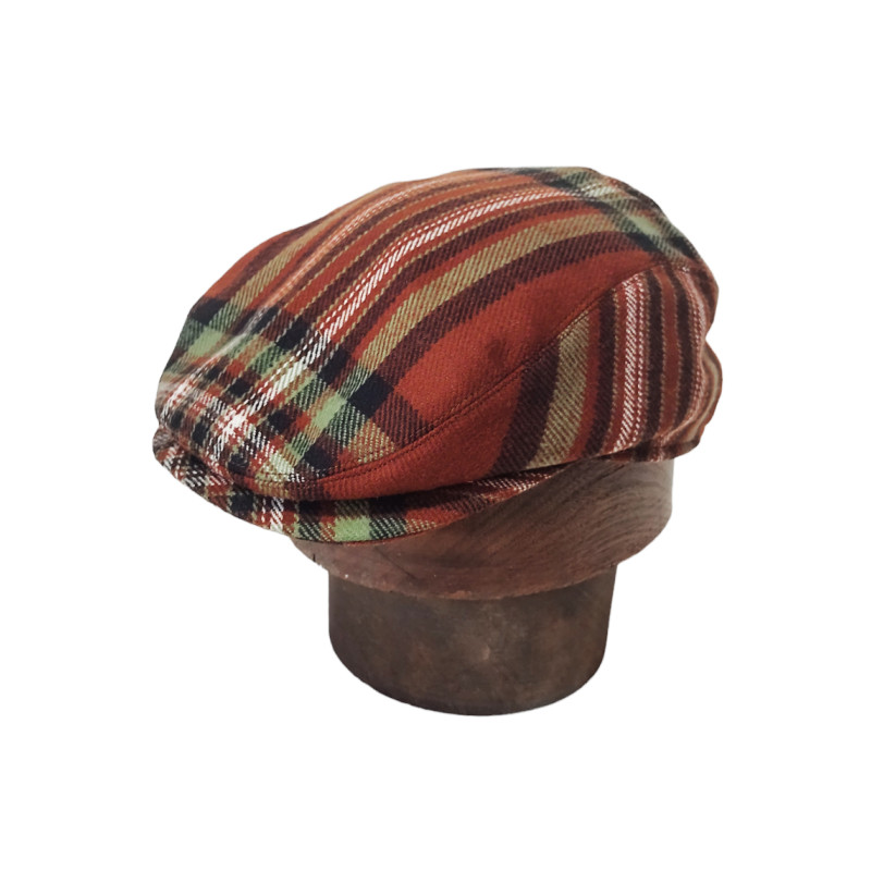 Irlandesa cuadros marrón