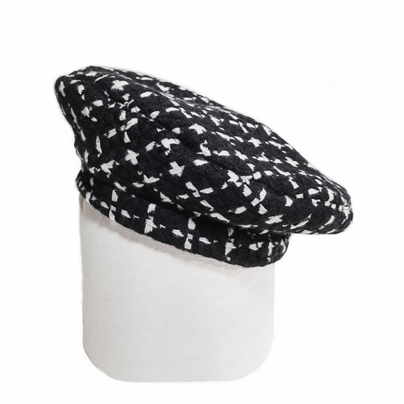 Beret plano en lana