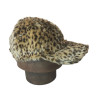 Cap piel animal print
