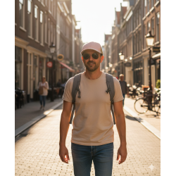 Cap de lino combinada