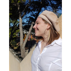 Beret gajos beige